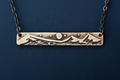 Three Sisters Bar Necklace