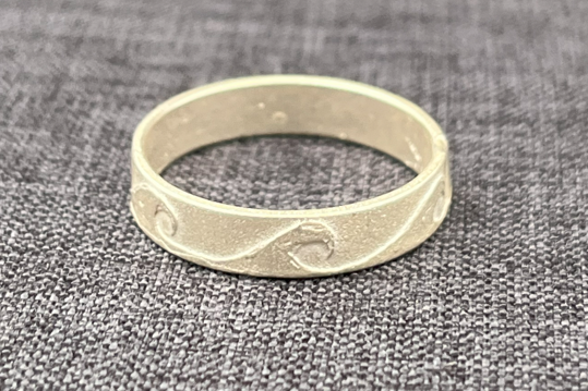 Sterling Silver Wave Ring