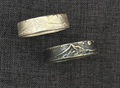 Silver Mount Hood Moon Ring