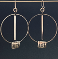 Just One More Chapter Book Hoop Earrings