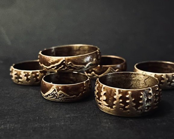 Brass Tree and Mountain Rings
