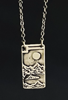 Mini Crater Lake Necklace