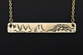 Mount St Helens Bar Necklace
